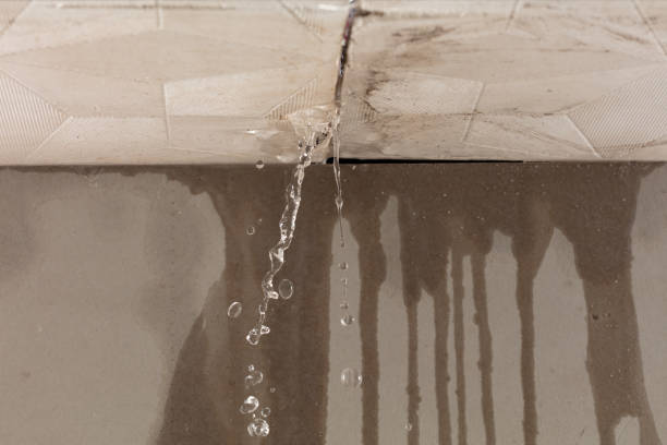Professional Burst Pipe Cleanup technician working in Oakdale, CT